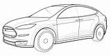 Tesla Kolorowanka Patents Electric Roadster Druku Pokoloruj Drukowanka sketch template