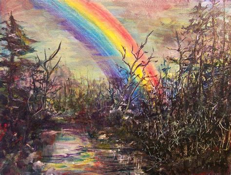 rainbow rainbow unicorn painting art
