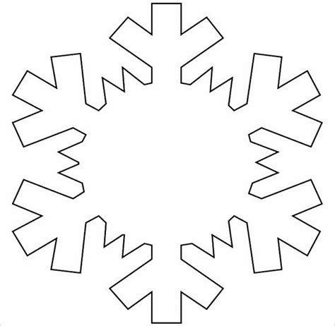 snowflake template snowflake shape snowflake pattern snowflake