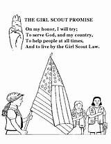 Scout Girl Law Coloring Promise Scouts Daisy Sheet Pages Sheets Activities Gs Color Crafts Book Brownie Flag Ceremony Books Juniors sketch template