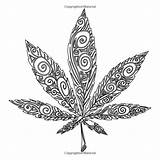 Coloring Pages Adult Hemp Cannabis Marijuana Mandala Printable Book Adults Getcolorings sketch template