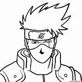 Naruto Hatake Kakashi Sharingan Drawings Sketchok Sensei Gaara Imprimé sketch template