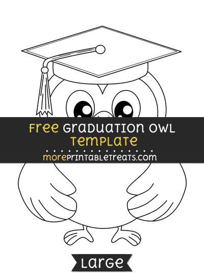 graduation owl template large