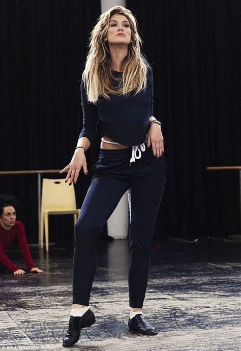 delta goodrem rehearses for lead role as grizabella in cats daily