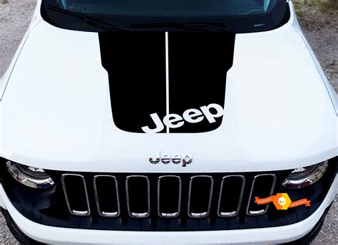 jeep cherokee trailhawk vinyl hood decal sticker graphic