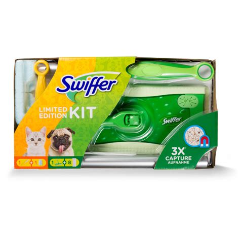 swiffer limited edition kit sweeper duster aanbieding bij blokker