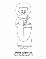 Coloring Catholic sketch template