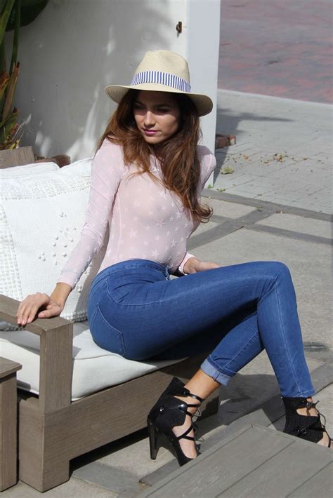 blanca blanco in tight jeans out in malibu gotceleb