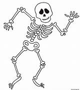 Squelette Dansant sketch template