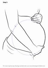 Pregnant Belly Draw Drawing People Step Other Learn Pregnancy Drawings Cartoons Anime Getdrawings Tutorials sketch template