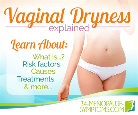 Vaginal Dryness Treatments 34 Menopause