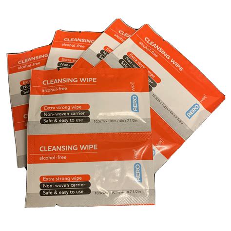 wound cleansing wipes amada  aid