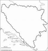 Map Bosnia Outline Herzegovina Europe Enchantedlearning Printout Geography Printable Label Outlinemap Australia sketch template