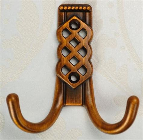 vintage  wall hooks decorative hooks antique brass etsy