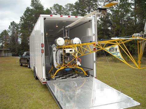 enclosed helicopter trailer safari helicopter