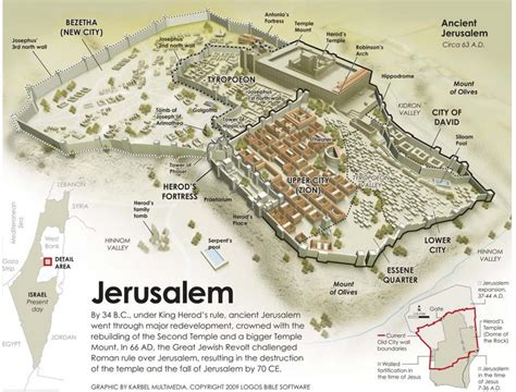 ancient jerusalem map map  ancient jerusalem israel