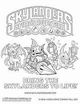 Coloring Skylanders Game Portal Pages Designlooter Contest Darkspyro sketch template