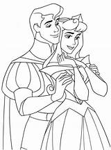 Coloring Prince Pages Sleeping Beauty Aurora Princess Philip Phillip Color Disney Print Colouring Cartoon Kids Odd Dr Colorluna sketch template
