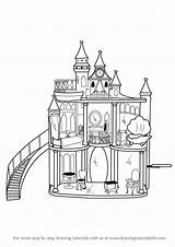 Castle Barbie Draw Doll Drawing Disney Balcony Step Tutorial Paintingvalley Drawings Learn Cartoon Characters Tutorials Drawingtutorials101 sketch template