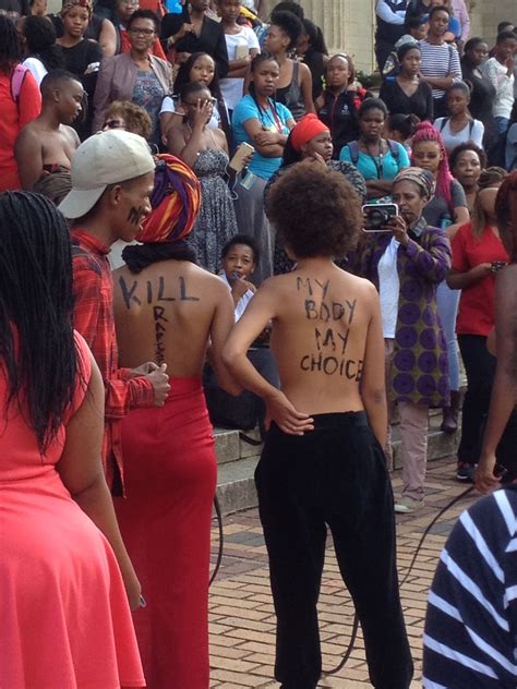 South African Women Rise Up In Topless Protest To Fight