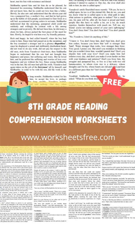 grade reading comprehension worksheets  printable reading