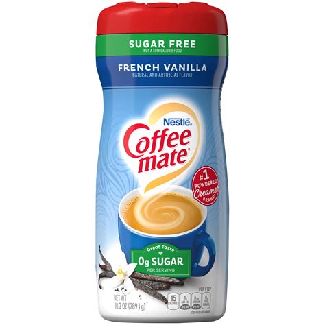 nestle coffee mate french vanilla sugar  powder coffee creamer