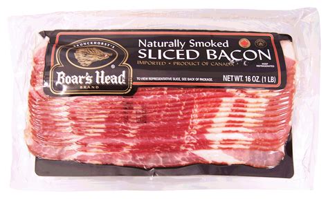 groceries expresscom product infomation  boars head naturally smoked sliced bacon