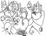 Adventure Time Coloring Pages Draw Finn Chibi sketch template