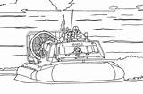 Morzu Poduszkowiec Hovercraft Kolorowanka Rnli Drawing Malowankę Wydrukuj Drukowanka sketch template
