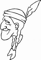 Old Man Coloring Pages American Indian Getcolorings Color Native Popular sketch template