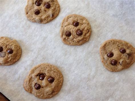 experimenting with banana flour plus chocolate chip cookies