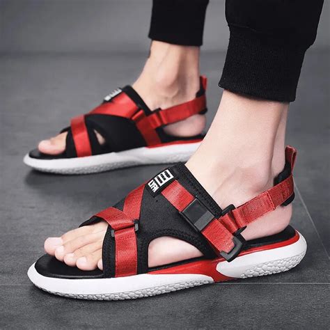 hot mens sandals summer outdoor casual sandals  male gladiator anti skid slippers fashion