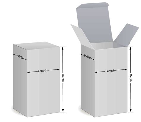 box dimension guidelines  packaging tps printing
