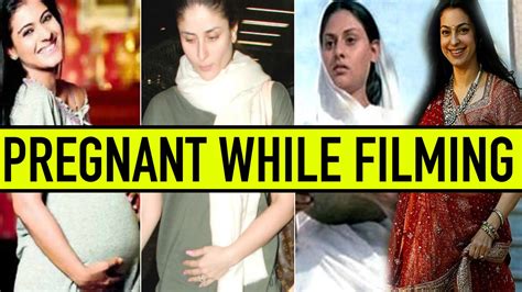 bollywood actress who were pregnant during filming youtube