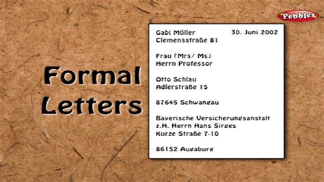 letter writing  german learn german  english learn german
