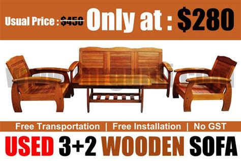 seater wooden sofa     gst  sale