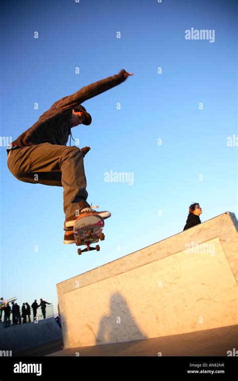 jumping skateboarder  skateboard  skatepark  amersfoort  netherlands stock photo alamy
