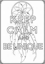 Coloring Calm Keep Unique Pages Adult Kids Calming Printable Sheets Justcolor Poster Color Adults Dreamcatcher Background Beautiful Fun Quotes Votes sketch template