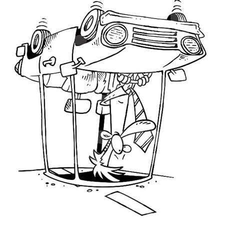 traffic accident coloring pages