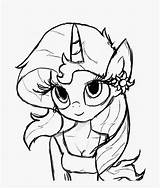 Coloring Pages Equestria Pony Little Girl Sunset Shimmer Pngitem Comments sketch template