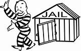 Jail Bail Clipart Prison Clip Bond Adjourn Cartoon Cell County Draw Bonds Money Drawing Card Released Bondsman Man Leaving Cliparts sketch template
