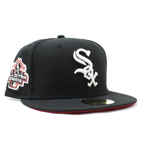 chicago white sox   star game  era fifty fitted hat black