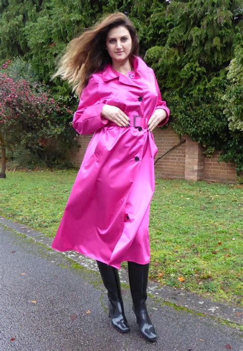 sabrina pink hamilton classics rainwear