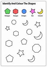 Color Shapes Worksheets Shape Worksheet Preschool Colour Kids Activity Math Sheets Mocomi Work Similar Coloring Colors Kindergarten Printable Maths Identify sketch template