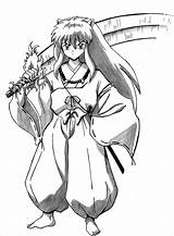 Inuyasha Coloring Pages Printable Anime Demon Manga Color Kagome Bestcoloringpagesforkids Colouring Drawing Kids Drawings Choose Board Viết Bài Từ Colouri sketch template