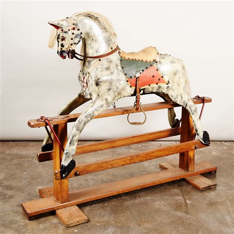 early twentieth century rocking horse lassco englands prime