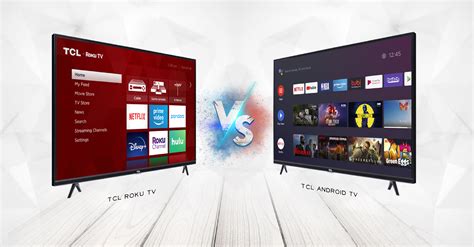 tcl roku  android tv powered smart tvs dignited
