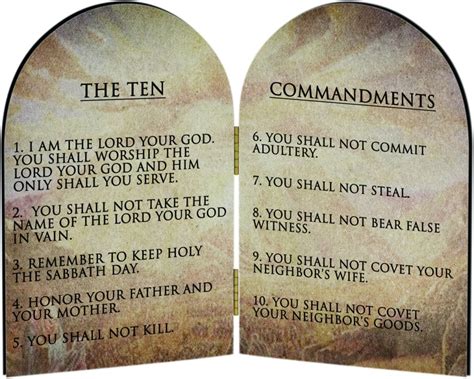 ten commandments  church friendliness bible baptist church  sodus