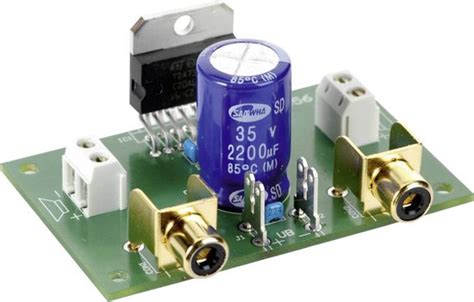 conrad components stereo versterker module  vdc  vdc  vdc     bolcom