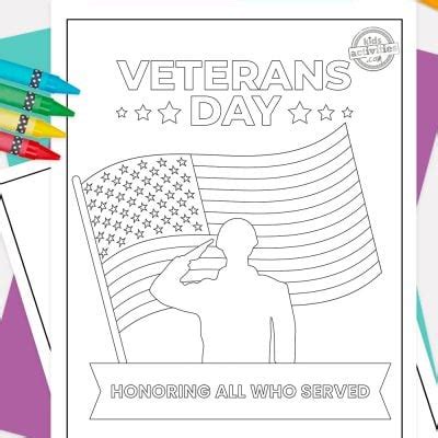 printable patriotic veterans day coloring pages kids activities